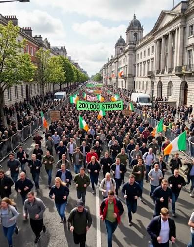 IRELAND IN TOTAL SHUTDOWN – 200,000 PEOPLE MARCH ON PARLIAMENT AS GOVERNMENT COLLAPSE FEARS GROW 💥 Ireland is entering one of the most intense moments in its modern history. 👇👇👇 | UK Life Today