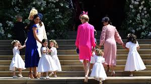 It's the question on everyone's lips. Royal Wedding Princess Charlotte Matches White Flower Crown To Her Bridesmaid Dress Allure