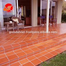 Terracotta Tile Step For Exterior Decoration Floor Natural Clay Tile For Kenya Tanzania Mozambique Buy Floor Tile Terracotta Tile Clay Tile Product On Alibaba