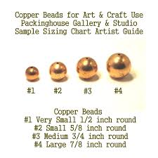 8 Mm Copper Bead 5 16 Inch Small Hole Copper Round Bead Super Small Size Can Be Used By Glass Artists Enamel Artist And Metal Smiths Torch