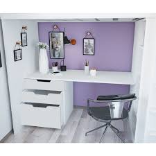 Maybe you would like to learn more about one of these? Hochbett Mit Kleiderschrank Und Schreibtisch Weiss Mit Ikea Matratze Polini Home Polinikids