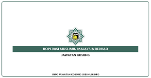 Suruhanjaya koperasi malaysia (skm) adalah satu entiti yang telah diperbadankan pada 1 januari 2008. Jawatan Kosong Koperasi Muslimin Malaysia Berhad Jobs Hub
