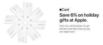 We did not find results for: Apple Card Is Offering 6 Daily Cash On Most Apple Store Hardware Purchases