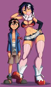 Marvel :: fandoms :: big hero 6 :: GoGo Tomago :: Hiro Hamada :: crossover  :: Tengen Toppa Gurren Lagann :: anime :: ravenravenraven :: artist -  JoyReactor