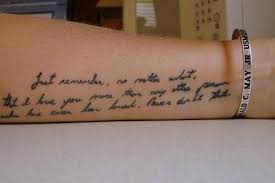 Tattoos and other forms of body art are becoming more popular with adults. Her Husband Was In The Military And He Always Said It Was Bad Luck To Get A Loved Ones Name Tattooed On Them So In His M Tattoos Beautiful Tattoos Love