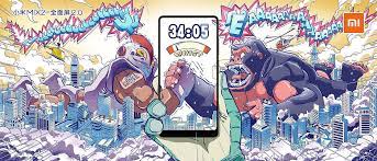 k o g 小米mix2海报创意大赛 插画 商业插画 刃一 原创作品 站酷 zcool vector illustration illustration game art