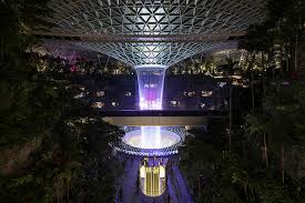 #singapore tourist arrivals has hit an all time high of 1,730,428.00 as compared to france 84,500.00 and usa 8,364. Jewel Changi Airport De Lpa Lighting Planners Associates Parques