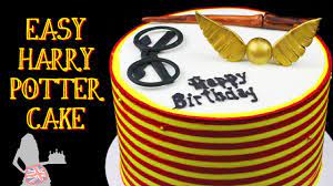 Harry potter fans, this butterbeer cake is for you! Easy Harry Potter Cake Youtube
