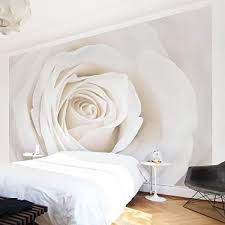 Non Woven Wallpaper Pretty White Rose Mural Wide Wall Https Www Amazon Com Dp B014lydwua Ref Cm Sw R Pi Wall Wallpaper White Roses Wall Art Wallpaper