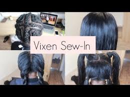The back is rounded and full and has an inverted angle that tapers towards the collarbone. Vixen Sew In Weave Tutorial That You Can Put In A Ponytail Versatile And Natural Looking Youtube