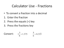 Not all calculators multiply fractions. Ppt Calculator Use Powerpoint Presentation Free Download Id 1835824