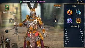 Septimus Bl Las Raid Shadow Legends Skill Mastery Equip Guide Ayumilove