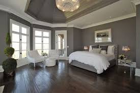 Wood floor with golden tones will look great with butter yellow walls and an orange toned wood will blend well with terracotta or rust wall. Bedroom Grey Walls With Dark Wood Floors Novocom Top