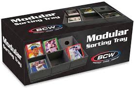 Also ideal for tabletop games that requires several piles of cards to be organized. Amazon Com Bcw Modular Sorting Tray Office Products