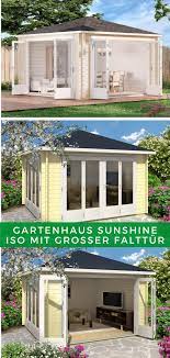 § 35a estg beim neubau optimal nutzen. Gartenhaus Sunshine Iso Mit Grosser Falttur In 2021 Gartenhaus Gartenhaus Modern Uberdachung Garten