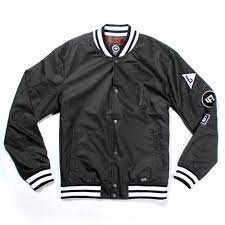 Lrg Lrg 47th Ward Posse Jacket Black Mens Jackets Clothes Varsity Jacket