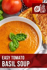 Easy Tomato Basil Soup Recipe In 2021 Tomato Basil Soup Easy Tomato Basil Soup Whole Food Recipes