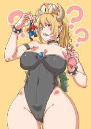 princess peach, mario, and bowsette (mario and 1 more) drawn by  uru_(uru0000) | Danbooru