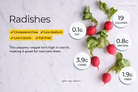 Use this page to learn how to convert between calories and grams. Radish Nutrition Facts And Health Benefits