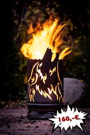 Feuer Im Garten Heizkamin Feuerstelle Garten Sonnenglas