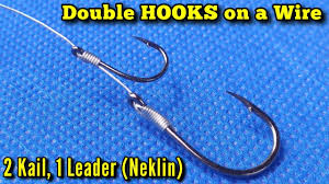 You can experience the version for other devices running on your device. How To Tie Double Hooks On A Wire Cara Ikat 2 Mata Kail Pancing Pada Neklin Youtube