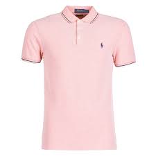 Defining timeless style since 1967. Polo Ralph Lauren Polo Cintre Slim Fit Details De Col Et Details De Manches En Cot Pink Fast Delivery Spartoo Europe Material Short Sleeved Polo Shirts Men 103 20