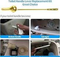 Allhercom Toilet Flush Handle Replacement Kit for Front ...