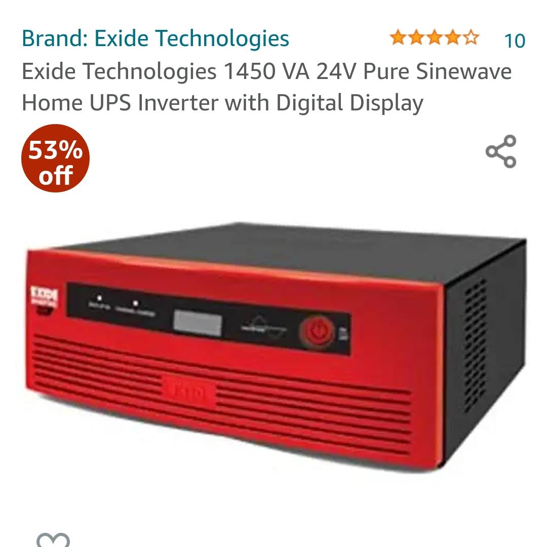 Exide Inverter And Battery Available product image