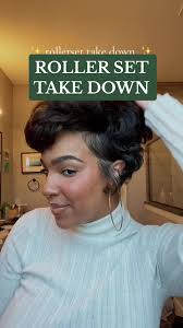 Soft & Feminine 90's Inspired Short Hair Bobcut with Roller Set Curls