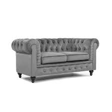To complete the chesterfield look, this sofa features scrolled arms. Red Sofas Loveseats And Chaises Home Garden Classic Modern Red Loveseat Sofa Scroll Arm Velvet Chesterfield Love Seat Couch Bistrozdravo Com