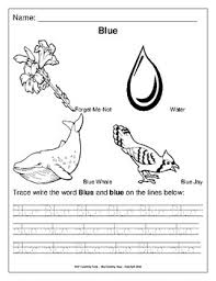 Cowboy riding in the desert. Blue Coloring Page For Pre K And K By Easy Learning Tools Tpt