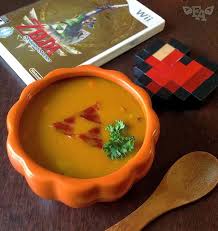 Pumm S Pumpkin Soup From The Legend Of Zelda Skyward Sword Pumpkin Soup Food Skyrim Food