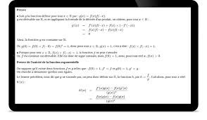 Par le principe de récurrence la formule de taylor est vraie pour tous les entiers n pour lesquels f est classe cn+1. Maths Ts Fonction Exponentielle For Android Apk Download
