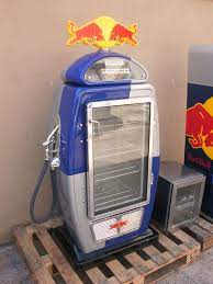 Vintage gas pump refrigerator wrap. Red Bull Gas Pump Fridge Sold 595 Digital Camera Webay4u Co Uk Flickr