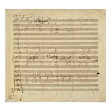 Beethoven Symphony No 9 Original Manuscript Print Zazzle Com Custom Posters Beethoven Print