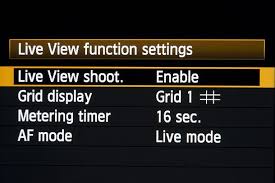 Master Live View On Your Canon Dslr Function Settings Canon Dslr Cameras And Accessories Photography Tutorials