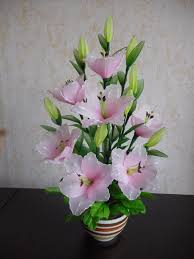 liliom dekoracio virag meias de seda arranjos de flores flores artesanato