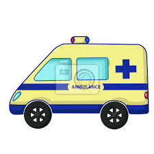 Najděte stock snímky na téma kreslený transportní set. Ambulance Ikona Auto Kresleny Styl Plakaty Na Zed Plakaty Pocitac Nakladani Ambulance Myloview Cz