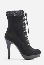 Dazie Platform Sweater Boot In Black Get Great Deals At