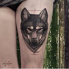Skindeeptales Wolf Tattoos Tattoo Artists Sketch Style Tattoos