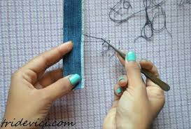 Dieses schwarze jeansarmband besteht aus einer recycelten basic der extraklasse. Armband Aus Jeans Selber Machen Dekoking Diy