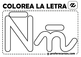 Los dibujos para colorear letra n son una forma divertida para niños y adultos de desarrollar la creatividad, la concentración, las habilidades motoras y los colores. Letra N Para Colorear Profe Recursos