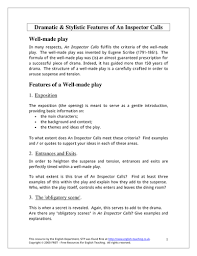 An Inspector Calls By J B Priestley Worksheets And Tasks Inspector Calls Teaching Tips Student Exam