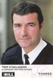 Tony O'Callaghan as Matthew Boyden ITV The Bill Hand Signed Cast Card Photo 
