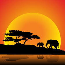 Check spelling or type a new query. Vector Elephants Family On Nature Walk Elephant Art African Paintings Silhouette Art