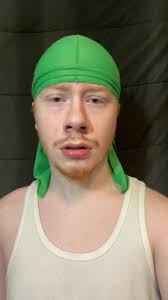 White Guy with Durag Paints Living Room Blue