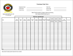 Fundraiser Order Sheet Templates Besttemplates123 Fundraising Event Planning Event Planning Quotes Event Planning Sheet