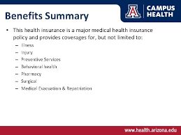 A copay is a set amount outlined in your plan benefits. Student Health Insurance Learning Objectives After Completing The