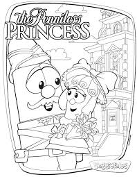 Mama To 4 Blessings Our Homeschool Blog Veggietales The Penniless Princess Free Coloring Pa Coloring Pages For Kids Coloring Pages Coloring Pages For Boys