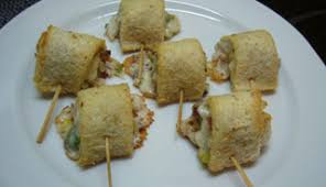 petits roulés au bacon et fromage de noël